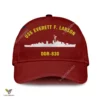 Uss Everett F. Larson Ddr-830 Classic Baseball Cap Gift For Navy Veteran, Custom Print/embroidered Us Navy Ships Classic Cap