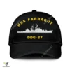 Uss Farragut Ddg-37 Classic Baseball Cap Gift For Navy Veteran, Custom Print/embroidered Us Navy Ships Classic Cap