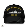 Uss Farragut Ddg-99 Classic Baseball Cap Gift For Navy Veteran, Custom Print/embroidered Us Navy Ships Classic Cap