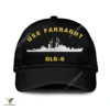 Uss Farragut Dlg-6 Classic Baseball Cap Gift For Navy Veteran, Custom Print/embroidered Us Navy Ships Classic Cap