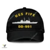 Uss Fife Dd-991 Classic Baseball Cap Gift For Navy Veteran, Custom Print/embroidered Us Navy Ships Classic Cap