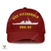 Uss Fitzgerald Ddg-62 Classic Baseball Cap Gift For Navy Veteran, Custom Print/embroidered Us Navy Ships Classic Cap