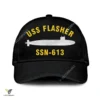 Uss Flasher Ssn-613 Classic Baseball Cap Gift For Navy Veteran, Custom Print/embroidered Us Navy Ships Classic Cap