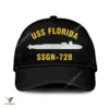 Uss Florida Ssgn-728 Classic Baseball Cap Gift For Navy Veteran, Custom Print/embroidered Us Navy Ships Classic Cap