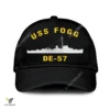 Uss Fogg De-57 Classic Baseball Cap Gift For Navy Veteran, Custom Print/embroidered Us Navy Ships Classic Cap