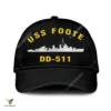 Uss Foote Dd-511 Classic Baseball Cap Gift For Navy Veteran, Custom Print/embroidered Us Navy Ships Classic Cap