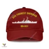 Uss Forrest Sherman Dd-931 Classic Baseball Cap Gift For Navy Veteran, Custom Print/embroidered Us Navy Ships Classic Cap