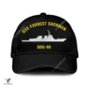 Uss Forrest Sherman Ddg-98 Classic Baseball Cap Gift For Navy Veteran, Custom Print/embroidered Us Navy Ships Classic Cap