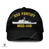 Uss Fortify Mso-446 Classic Baseball Cap Gift For Navy Veteran, Custom Print/embroidered Us Navy Ships Classic Cap
