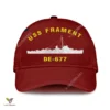 Uss Frament De-677 Classic Baseball Cap Gift For Navy Veteran, Custom Print/embroidered Us Navy Ships Classic Cap