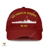 Uss Francis M. Robinson De-220 Classic Baseball Cap Gift For Navy Veteran, Custom Print/embroidered Us Navy Ships Classic Cap