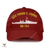 Uss Frank E. Evans Dd-754 Classic Baseball Cap Gift For Navy Veteran, Custom Print/embroidered Us Navy Ships Classic Cap