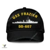 Uss Frazier Dd-607 Classic Baseball Cap Gift For Navy Veteran, Custom Print/embroidered Us Navy Ships Classic Cap