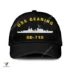 Uss Gearing Dd-710 Classic Baseball Cap Gift For Navy Veteran, Custom Print/embroidered Us Navy Ships Classic Cap