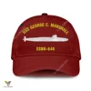 Uss George C. Marshall Ssbn-646 Classic Baseball Cap Gift For Navy Veteran, Custom Print/embroidered Us Navy Ships Classic Cap