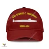 Uss George C. Marshall Ssbn-654 Classic Baseball Cap Gift For Navy Veteran, Custom Print/embroidered Us Navy Ships Classic Cap
