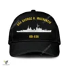 Uss George K. Mackenzie Dd-836 Classic Baseball Cap Gift For Navy Veteran, Custom Print/embroidered Us Navy Ships Classic Cap