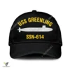 Uss Greenling Ssn-614 Classic Baseball Cap Gift For Navy Veteran, Custom Print/embroidered Us Navy Ships Classic Cap