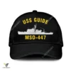 Uss Guide Mso-447 Classic Baseball Cap Gift For Navy Veteran, Custom Print/embroidered Us Navy Ships Classic Cap