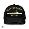 Uss Gunason De-795 Classic Baseball Cap Gift For Navy Veteran, Custom Print/embroidered Us Navy Ships Classic Cap