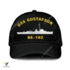 Uss Gustafson De-182 Classic Baseball Cap Gift For Navy Veteran, Custom Print/embroidered Us Navy Ships Classic Cap