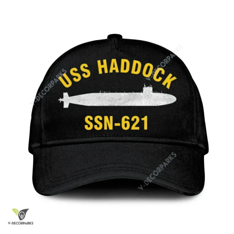 Uss Haddock Ssn-621 Classic Baseball Cap Gift For Navy Veteran, Custom Print/embroidered Us Navy Ships Classic Cap