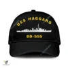 Uss Haggard Dd-555 Classic Baseball Cap Gift For Navy Veteran, Custom Print/embroidered Us Navy Ships Classic Cap
