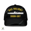 Uss Halibut Ssgn-587 Classic Baseball Cap Gift For Navy Veteran, Custom Print/embroidered Us Navy Ships Classic Cap