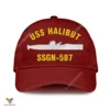 Uss Halibut Ssgn-587 Classic Baseball Cap Gift For Navy Veteran, Custom Print/embroidered Us Navy Ships Classic Cap