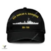 Uss Harlan R. Dickinson Dd-708 Classic Baseball Cap Gift For Navy Veteran, Custom Print/embroidered Us Navy Ships Classic Cap