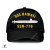 Uss Hawaii Ssn-776 Classic Baseball Cap Gift For Navy Veteran, Custom Print/embroidered Us Navy Ships Classic Cap