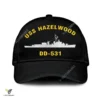 Uss Hazelwood Dd-531 Classic Baseball Cap Gift For Navy Veteran, Custom Print/embroidered Us Navy Ships Classic Cap