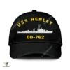 Uss Henley Dd-762 Classic Baseball Cap Gift For Navy Veteran, Custom Print/embroidered Us Navy Ships Classic Cap