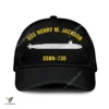 Uss Henry M. Jackson Ssbn-730 V2 Classic Baseball Cap Gift For Navy Veteran, Custom Print/embroidered Us Navy Ships Classic Cap