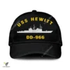 Uss Hewitt Dd-966 Classic Baseball Cap Gift For Navy Veteran, Custom Print/embroidered Us Navy Ships Classic Cap