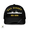 Uss Higbee Dd-806 Classic Baseball Cap Gift For Navy Veteran, Custom Print/embroidered Us Navy Ships Classic Cap