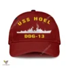 Uss Hoel Ddg-13 Classic Baseball Cap Gift For Navy Veteran, Custom Print/embroidered Us Navy Ships Classic Cap