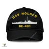 Uss Holder De-401 Classic Baseball Cap Gift For Navy Veteran, Custom Print/embroidered Us Navy Ships Classic Cap
