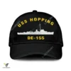 Uss Hopping De-155 Classic Baseball Cap Gift For Navy Veteran, Custom Print/embroidered Us Navy Ships Classic Cap