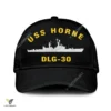 Uss Horne Dlg-30 Classic Baseball Cap Gift For Navy Veteran, Custom Print/embroidered Us Navy Ships Classic Cap