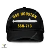 Uss Houston Ssn-713 Classic Baseball Cap Gift For Navy Veteran, Custom Print/embroidered Us Navy Ships Classic Cap