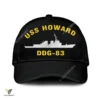 Uss Howard Ddg-83 Classic Baseball Cap Gift For Navy Veteran, Custom Print/embroidered Us Navy Ships Classic Cap