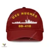 Uss Hughes Dd-410 Classic Baseball Cap Gift For Navy Veteran, Custom Print/embroidered Us Navy Ships Classic Cap