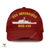 Uss Impervious Mso-449 Classic Baseball Cap Gift For Navy Veteran, Custom Print/embroidered Us Navy Ships Classic Cap