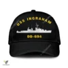 Uss Ingraham Dd-694 Classic Baseball Cap Gift For Navy Veteran, Custom Print/embroidered Us Navy Ships Classic Cap