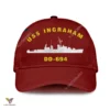 Uss Ingraham Dd-694 Classic Baseball Cap Gift For Navy Veteran, Custom Print/embroidered Us Navy Ships Classic Cap