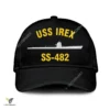 Uss Irex Ss-482 Classic Baseball Cap Gift For Navy Veteran, Custom Print/embroidered Us Navy Ships Classic Cap