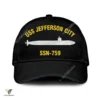 Uss Jefferson City Ssn-759 Classic Baseball Cap Gift For Navy Veteran, Custom Print/embroidered Us Navy Ships Classic Cap