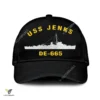 Uss Jenks De-665 Classic Baseball Cap Gift For Navy Veteran, Custom Print/embroidered Us Navy Ships Classic Cap