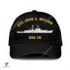 Uss John S. Mccain Ddg-36 Classic Baseball Cap Gift For Navy Veteran, Custom Print/embroidered Us Navy Ships Classic Cap